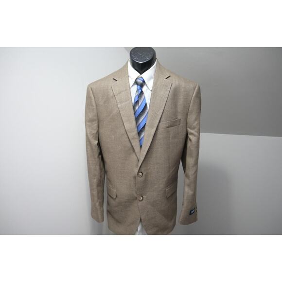 Chaps Ralph Lauren Other - Chaps Ralph Lauren Tan 2 BTN Blazer Sports Jacket Mens Size 44 R NWT